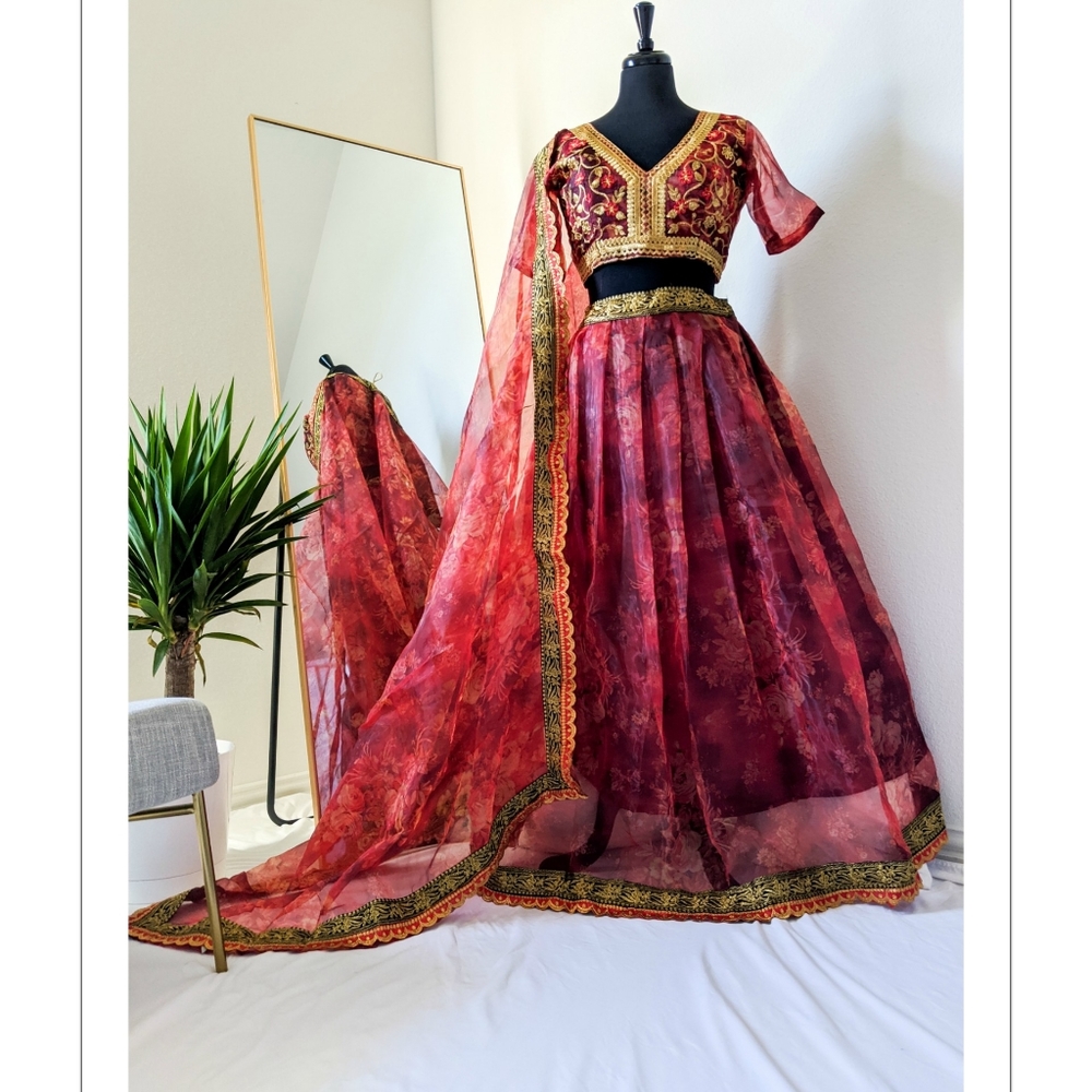 Indian/Pakistani Red Lehenga